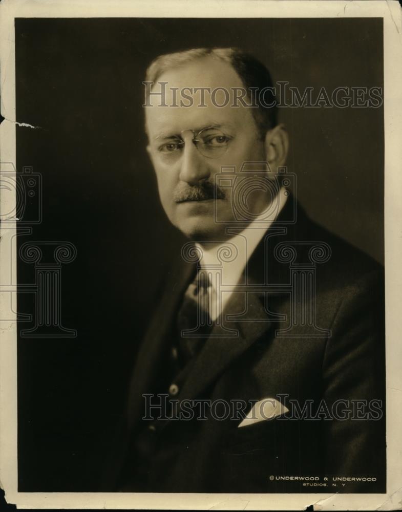 1922 Press Photo William G Fitzwilson American Bankers Association of NY - Historic Images