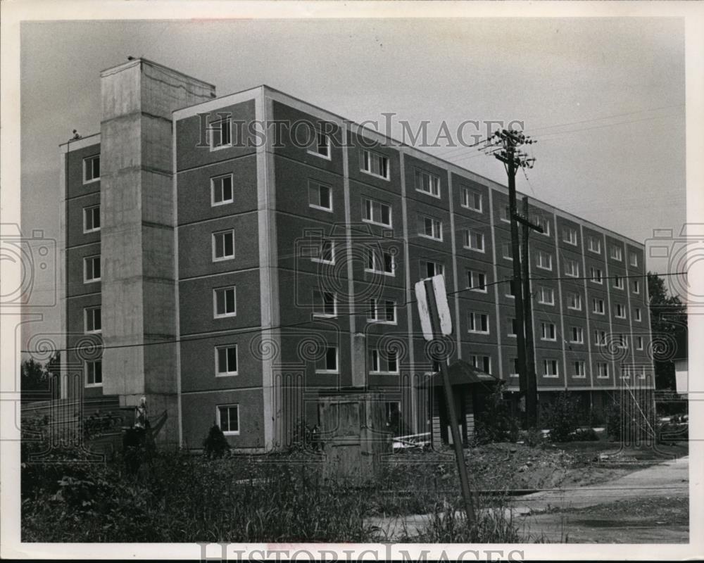 1969 Press Photo Jackson Towers apartment housing in Painsville Ohio - nee86662 - Historic Images