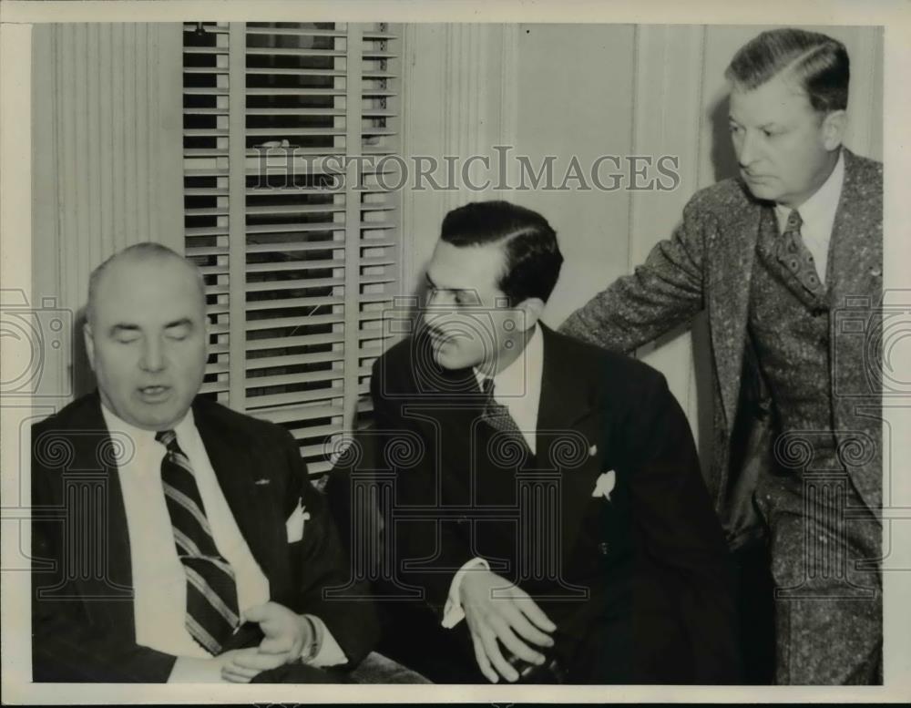 1941 Press Photo Three speakers at Small Business Conference in Chicago - Historic Images