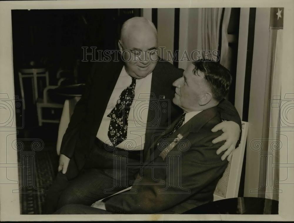 1937 Press Photo MD Governor Harry Nice &amp; Puerto Rico Governor Blanton Winship - Historic Images