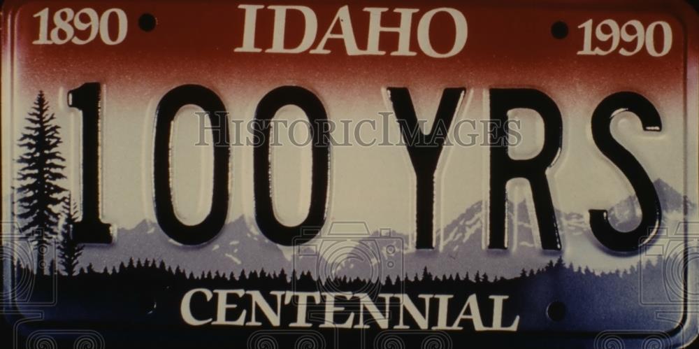 Press Photo Auto License Plate - orb01990 - Historic Images