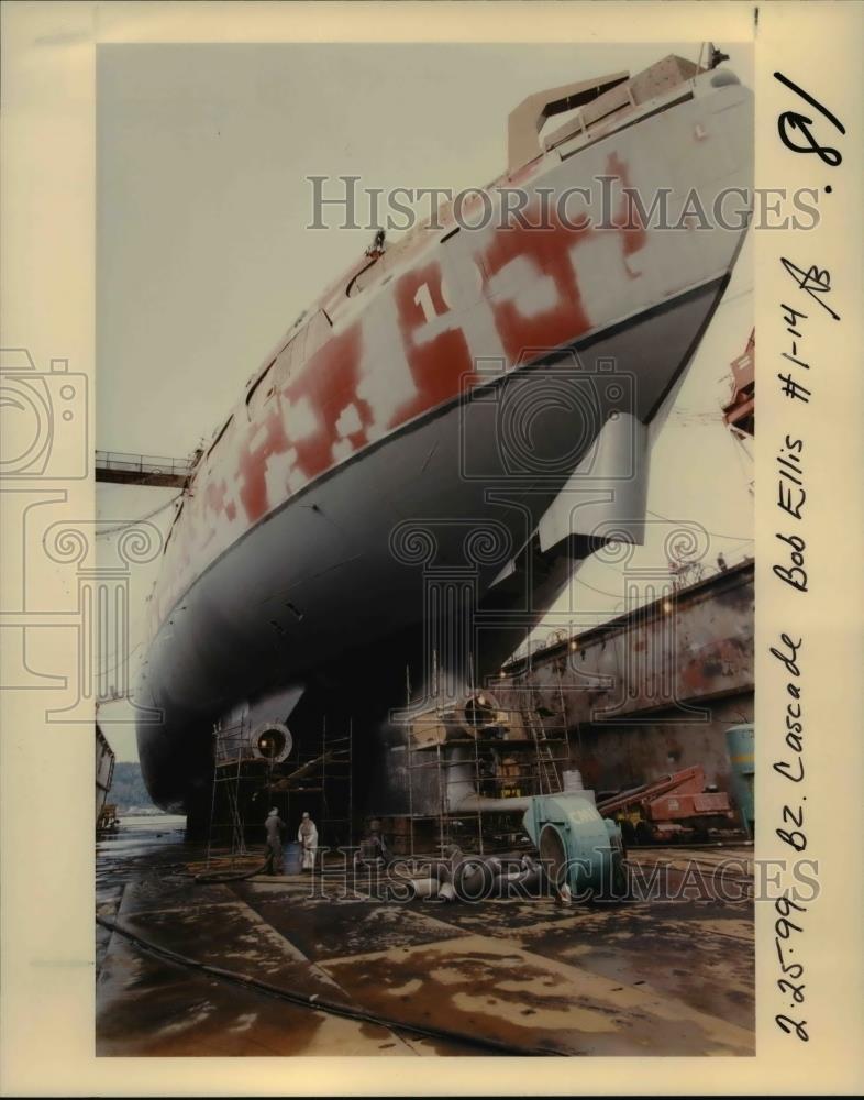 1999 Press Photo Portland Ship Yard - orb48456 - Historic Images