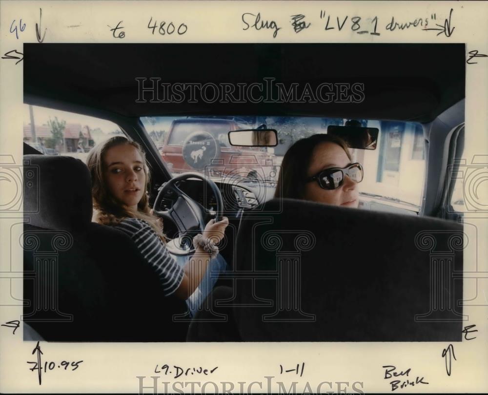 1995 Press Photo Automobile Driver Education - orb01085 - Historic Images