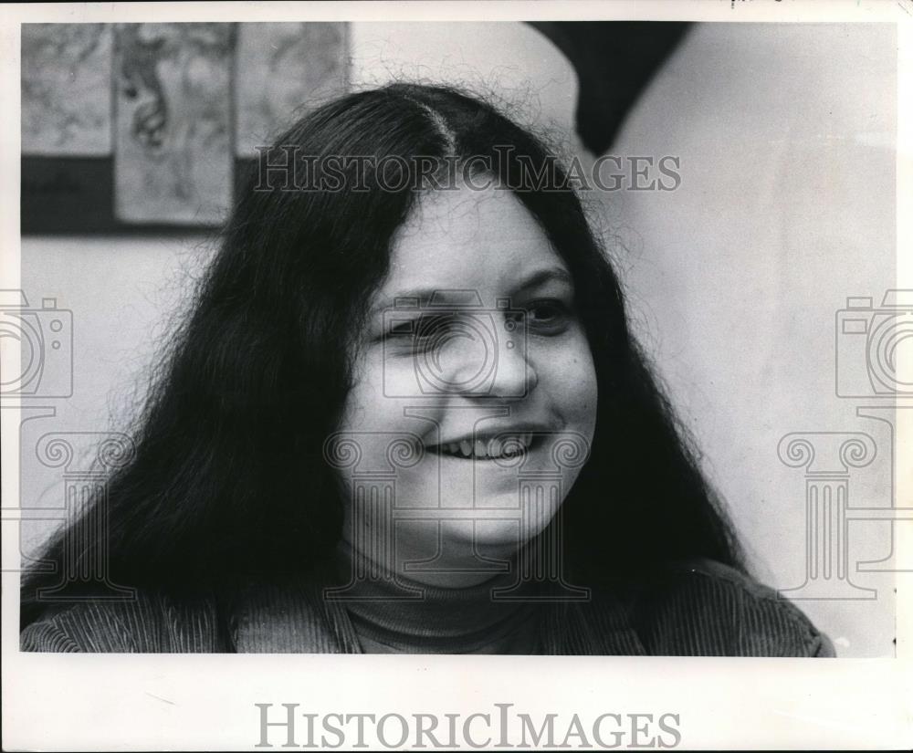 1970 Press Photo Rebecca Welles Moede Daughter Of Rita Hayworth & Orson Wells - Historic Images