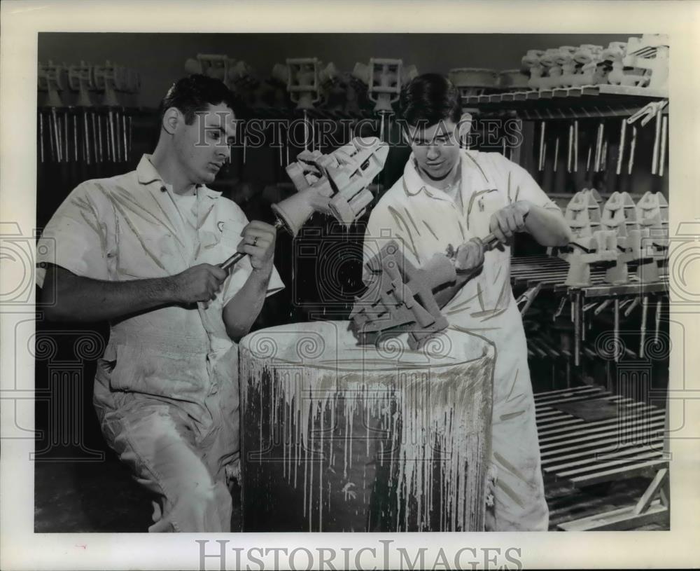 1964 Press Photo Precision Castparts Corporation employees - orb37312 - Historic Images