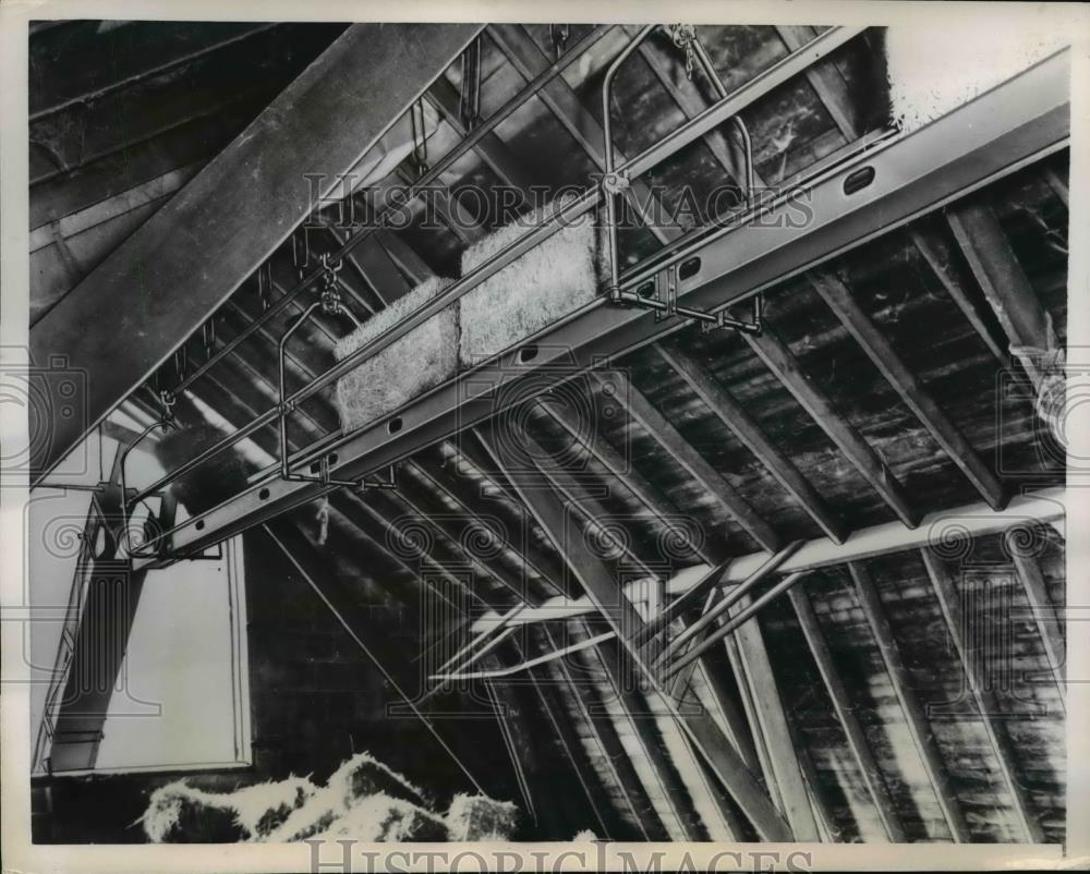 1957 Press Photo Farm Automation - nee90620 - Historic Images