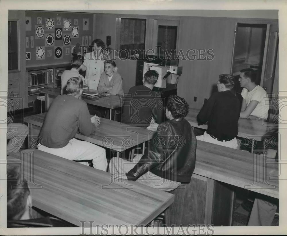 1951 Press Photo Franklin High School Annex - orb43959 - Historic Images