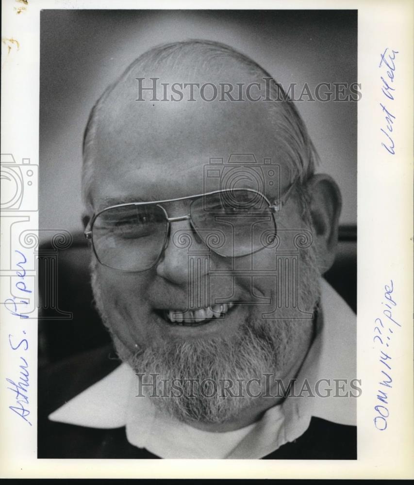 1984 Press Photo Arthur S. Piper Candidate Beaverton City Council Posi