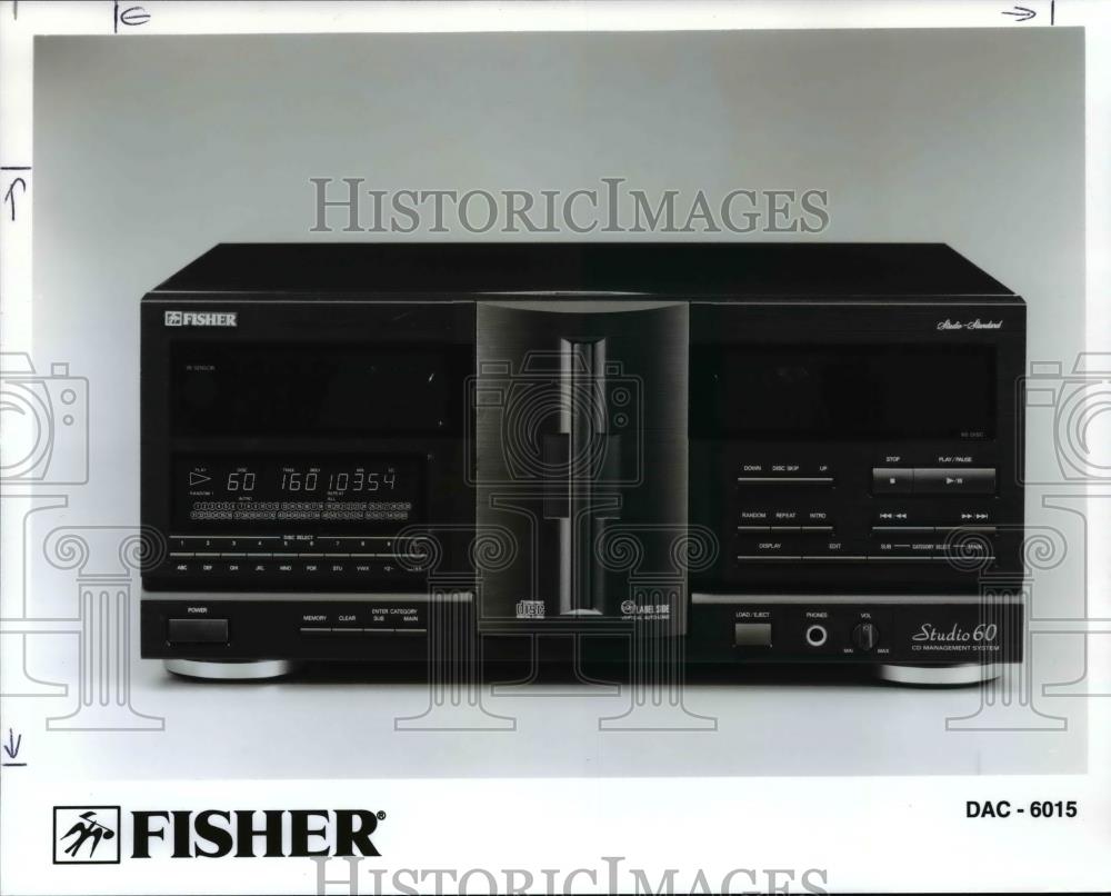 1995 Press Photo Fisher Stereo-DAC-6015 - orb59817 - Historic Images