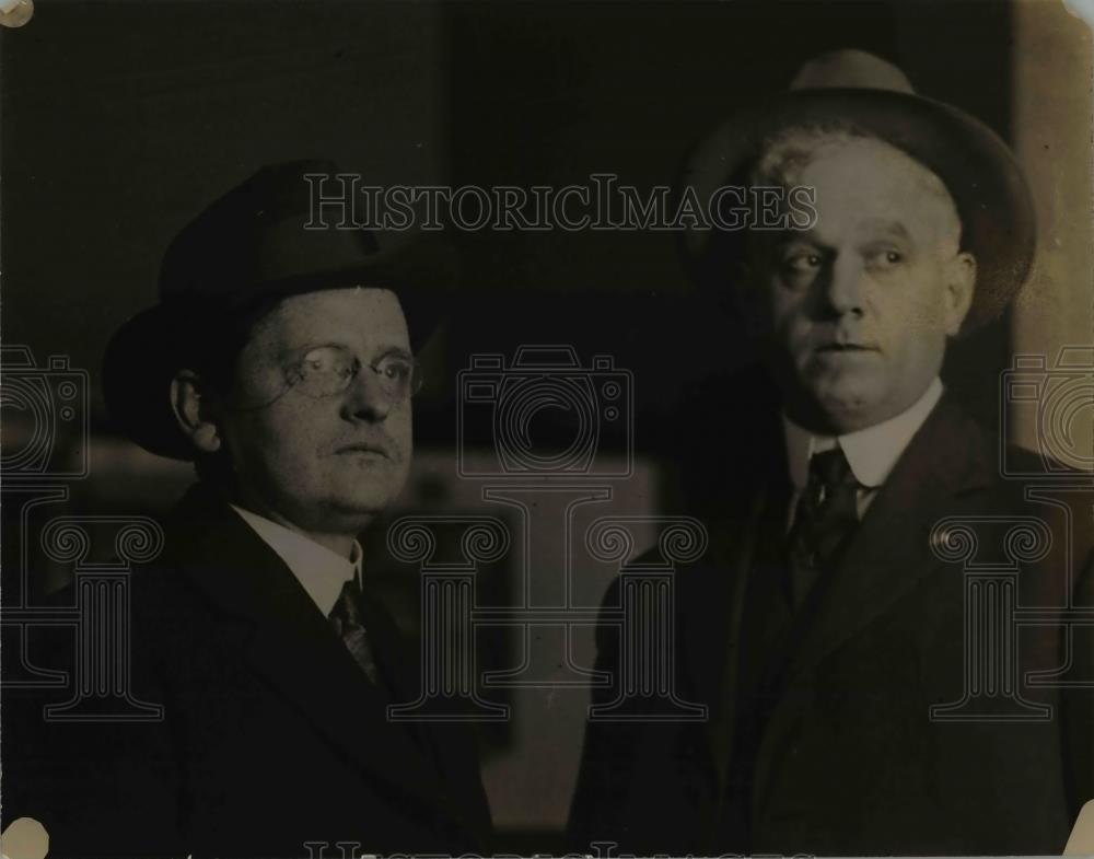 1923 Press Photo Deputy Marshal Edwin Tofer Arrested Bult - nee90368 - Historic Images