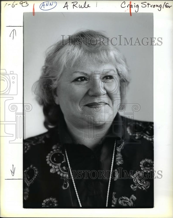 1993 Press Photo Ann Rule ora74241 Historic Images