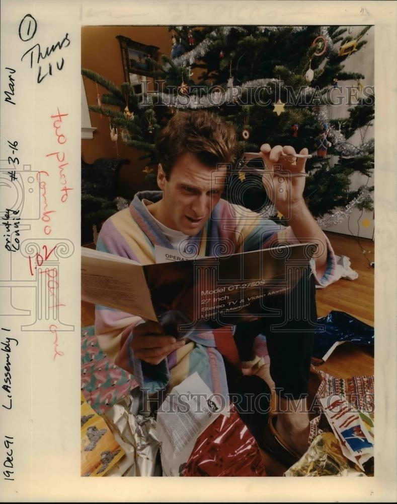 1991 Press Photo Christmas - orb08022 - Historic Images
