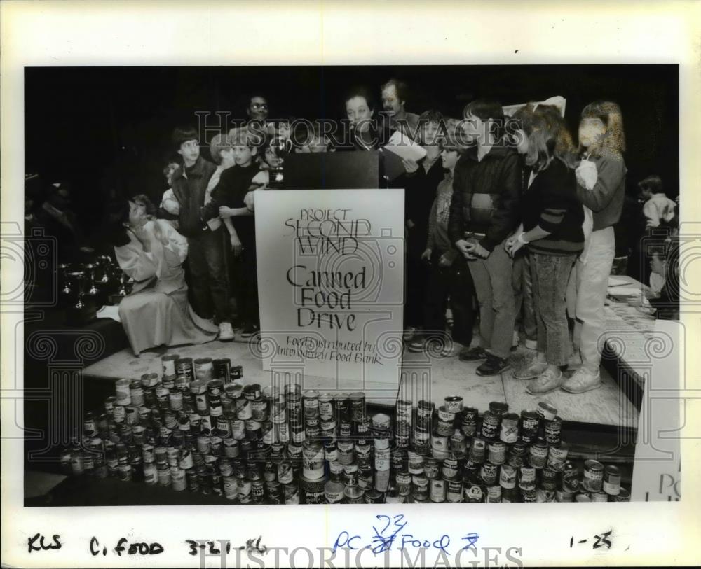 1986 Press Photo Project Second Wind, Duniway Elementary School, Doris Historic Images