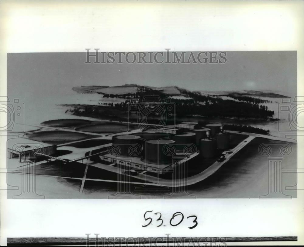 1982 Press Photo Sewage Treatment - orb50184 - Historic Images