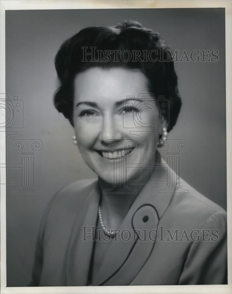 1959 Press Photo Marian Marsh Director Oneida Table Planning Service - ora67036 - Historic Images