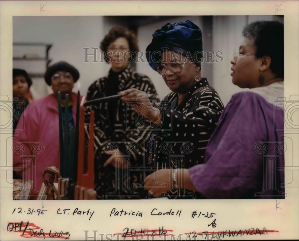 1995 Press Photo Kwanzaa - Holiday Events - orb19265 - Historic Images