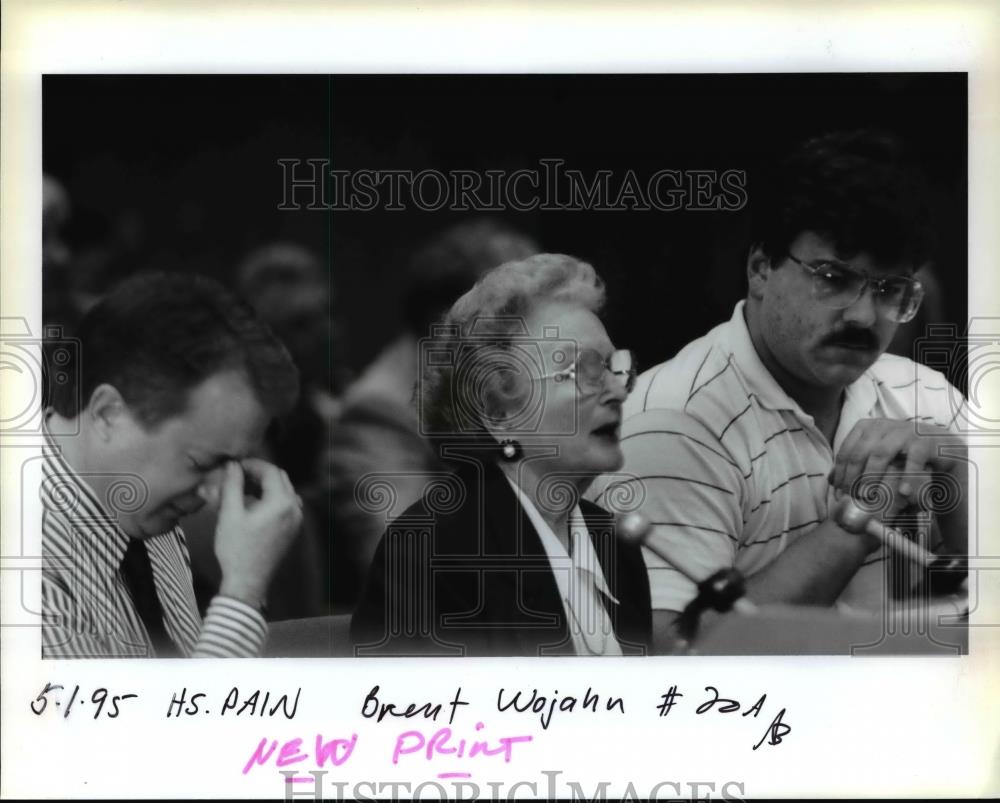 1995 Press Photo The legislature hearing in Oregon - orb21629 - Historic Images