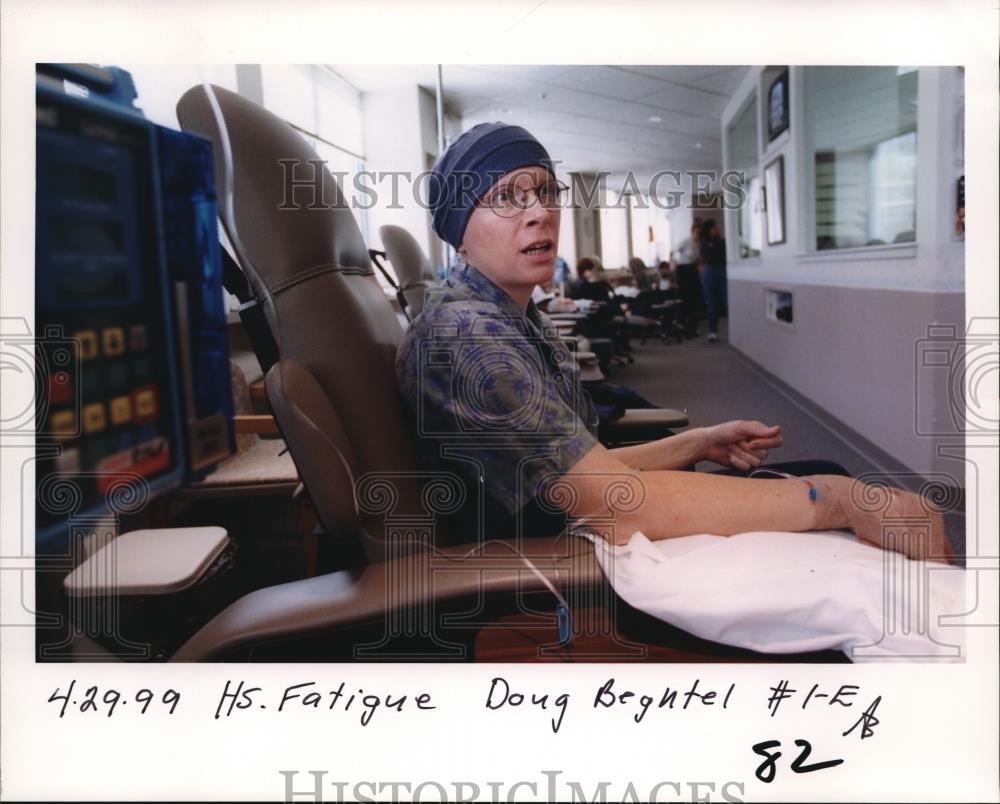1999 Press Photo Cancer fatigue - orb03032 - Historic Images