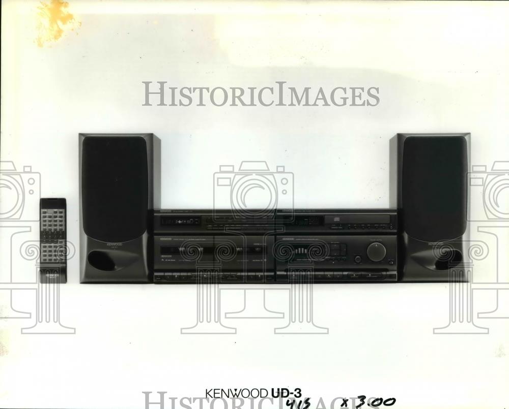 1991 Press Photo Kenwood UD-3 Stereo Equipment system - orb59806 - Historic Images