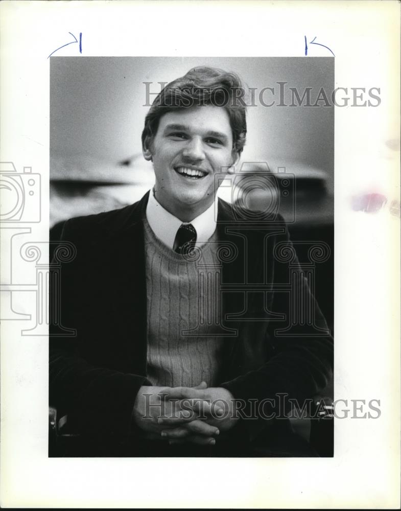 1983 Press Photo Ralph Wells Portland State University American Histor