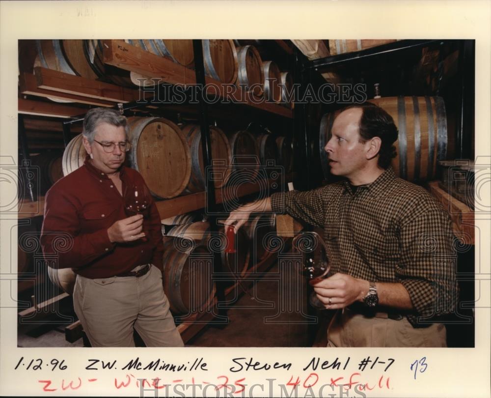 1996 Press Photo Oregon Wine - orb61466 - Historic Images
