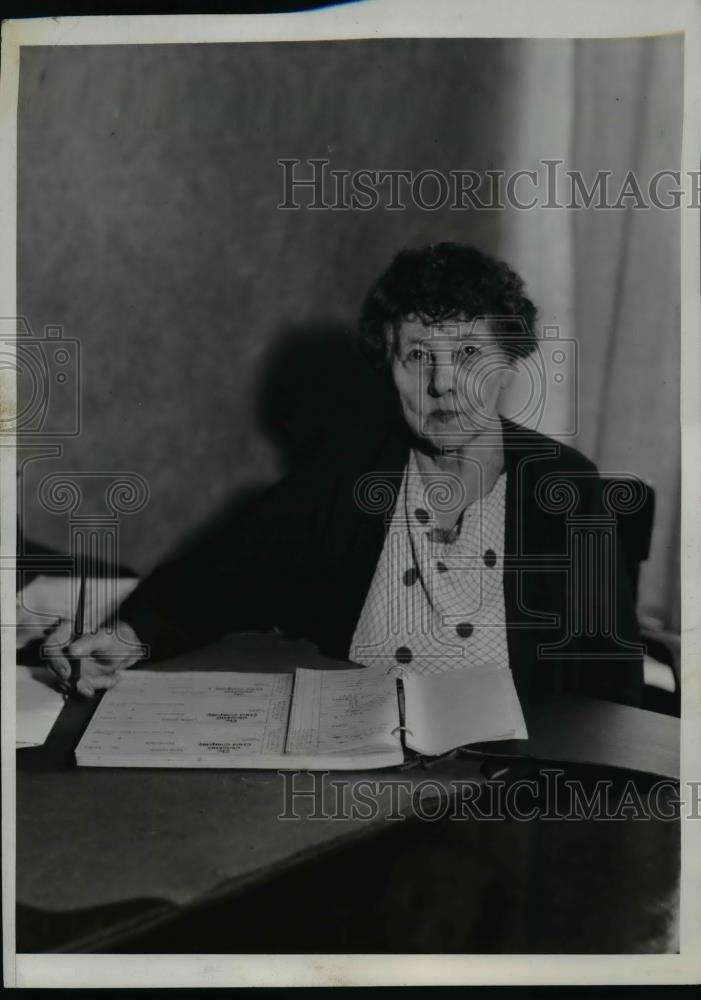 1936 Press Photo Mrs Minnie D. Phillips - nee91085 - Historic Images