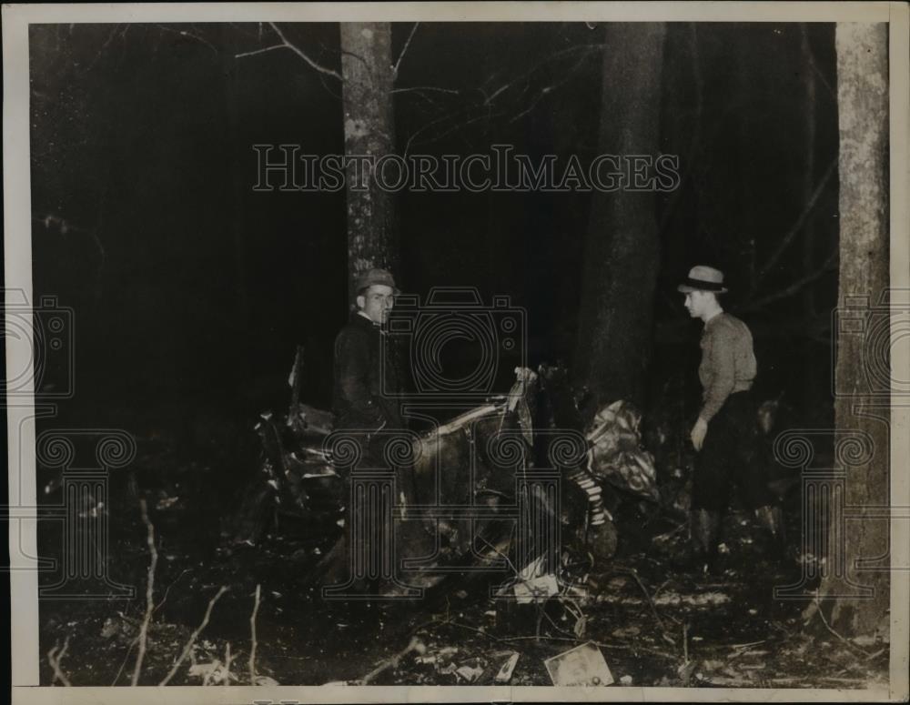 1936 Press Photo American Airliner Southerner crashed into swamp nera Arkansas - Historic Images