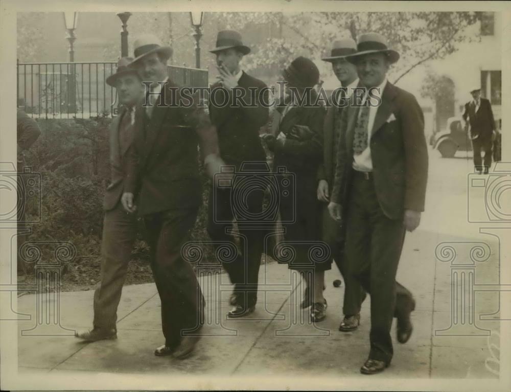 1931 Press Photo Jurors of the Albert Fall trials returned from Supreme Court - Historic Images