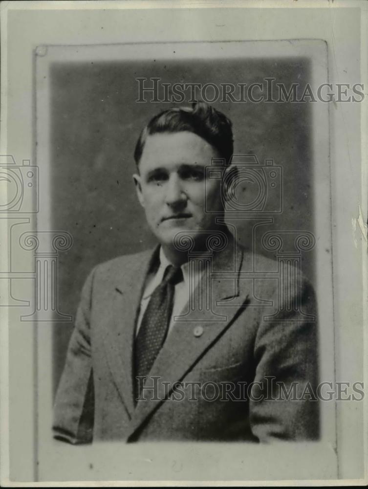 1932 Press Photo Charles D Sneed of Cleveland Ohio - nee89652 - Historic Images