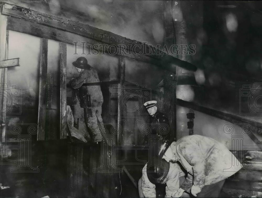 1947 Press Photo Portland University-fire - orb50167 - Historic Images