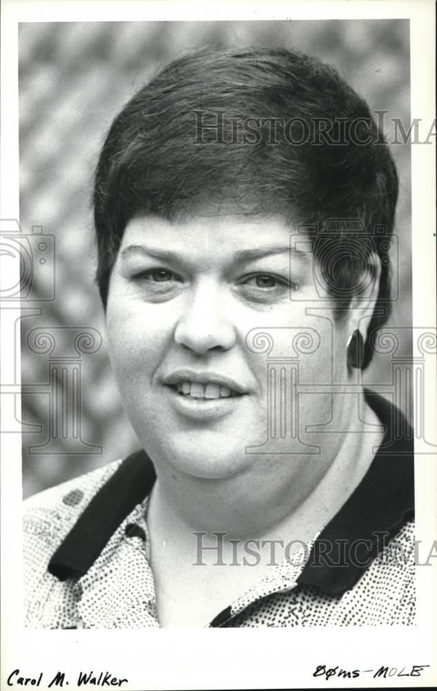 1988 Press Photo Molalla One of 9 persons running for city office in Molalla - Historic Images