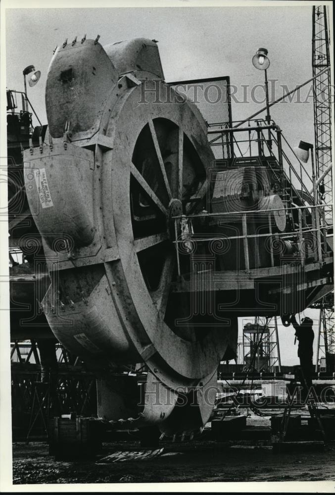 1982 Press Photo Coal Terminal for Oregonian - orb63495 - Historic Images