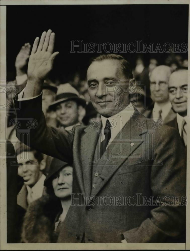 1935 Press Photo Augusto Rosso Italian Ambassador to United States - nee91302 - Historic Images