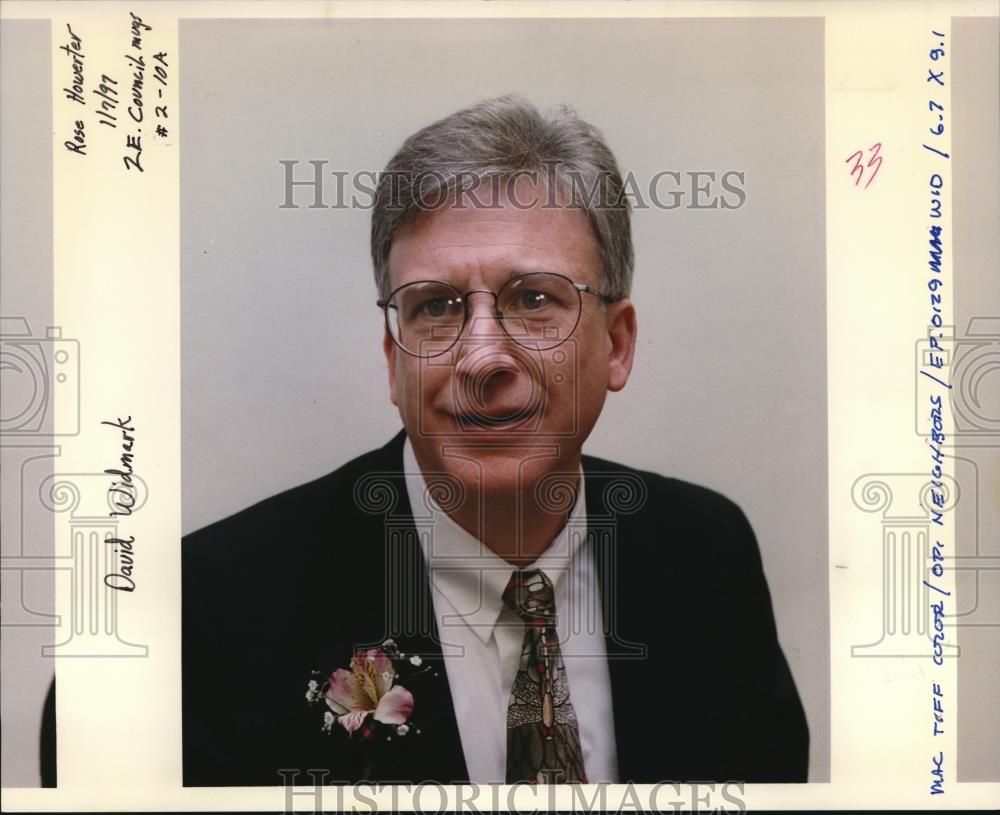 1997 Press Photo David Widmark Council member - ora94856 - Historic Images