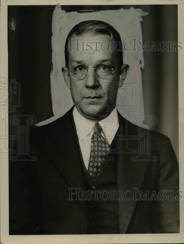 1936 Press Photo John R Markham Financial editoe of The Cleveland Press - Historic Images