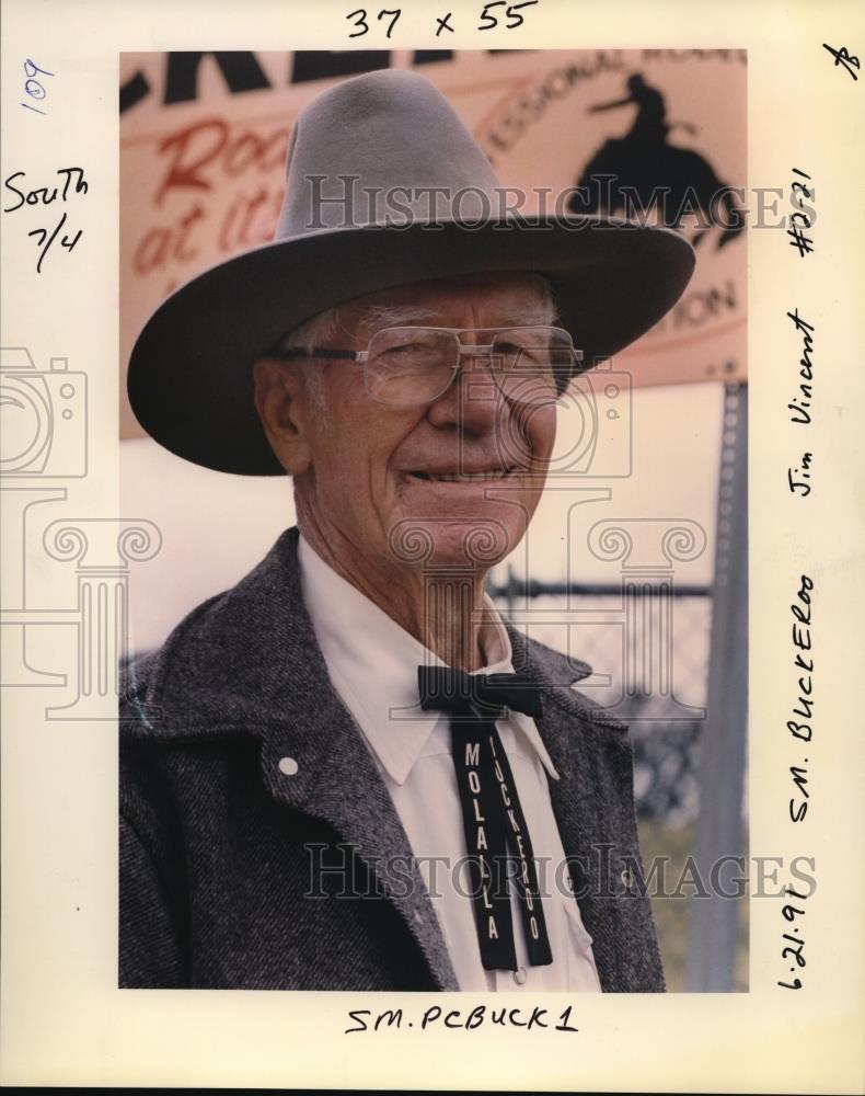 1991 Press Photo Art Moore Molalla Buckeroo Associated Director ora6