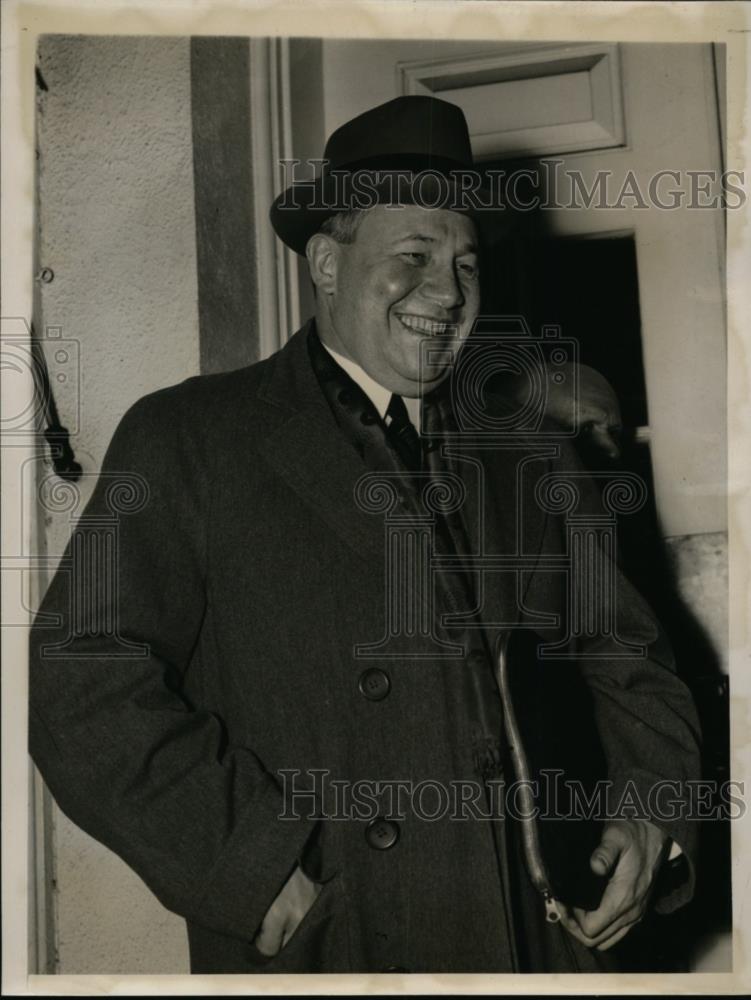 1939 Press Photo Donald B Richberg on visit at the White House - nee88576 - Historic Images