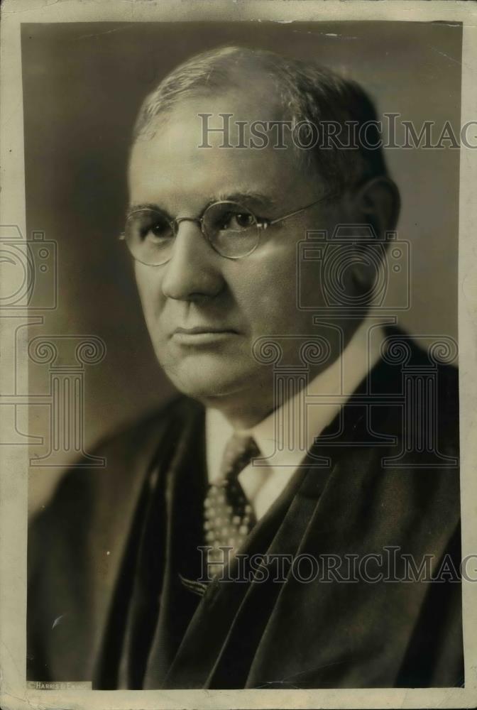 1937 Press Photo Pierce Butler Justice of the United States Supreme Court - Historic Images