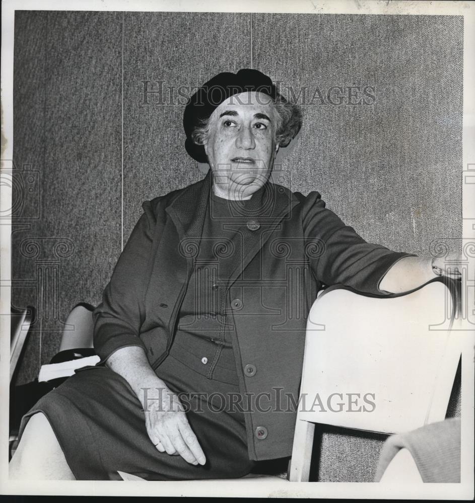 1963 Press Photo Mrs. Raphael Tourover will address a fund raising dinner - Historic Images