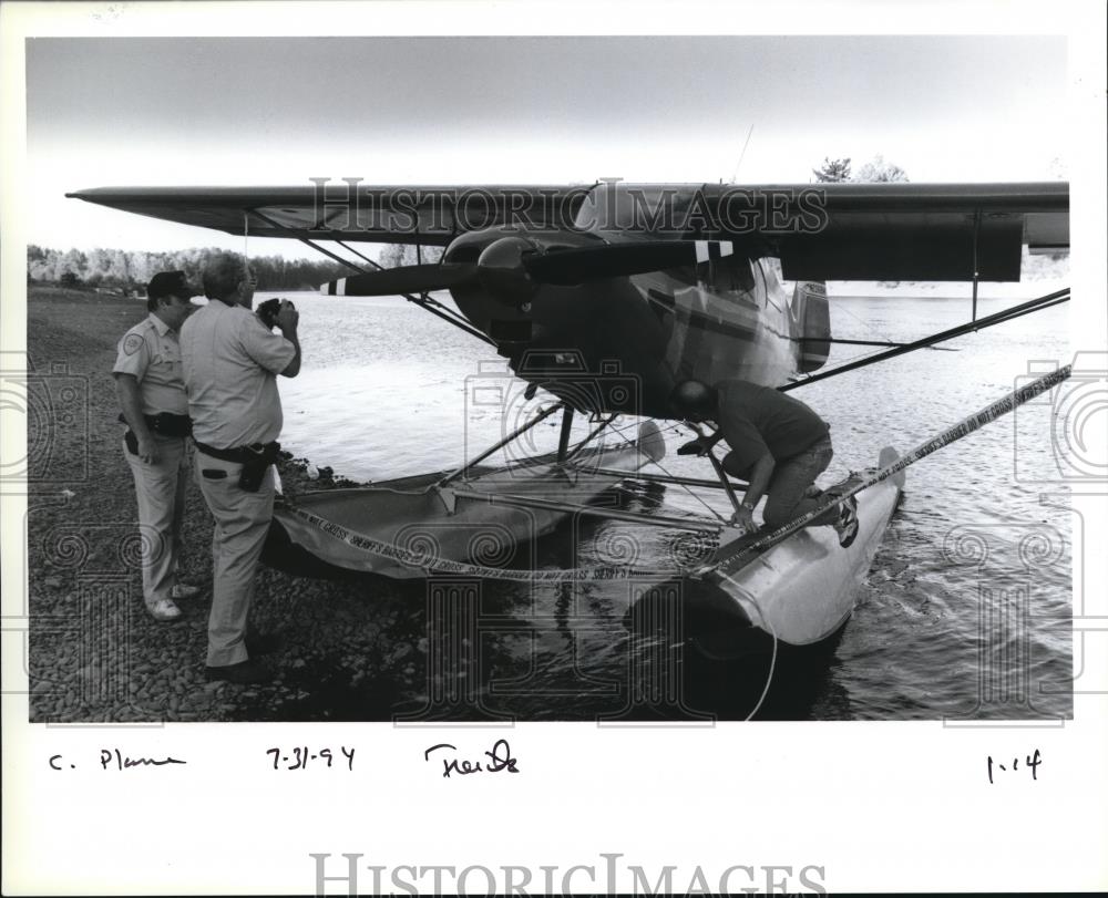 1994 Press Photo Major, Oregon's Airplane Accident - ora99479 - Historic Images