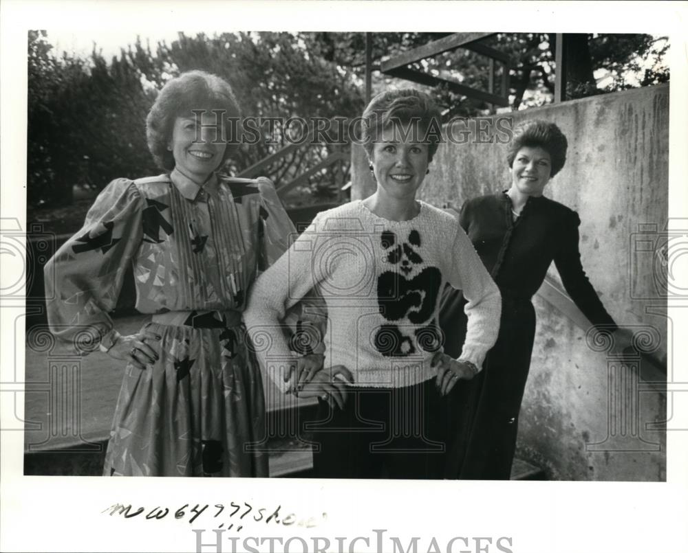 1984 Press Photo Members of Broadmoor Woman's Club Show Some of the Fashions - Historic Images