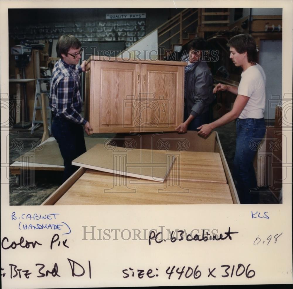 1988 Press Photo Dale Hildebrand, John Simon,Patrick