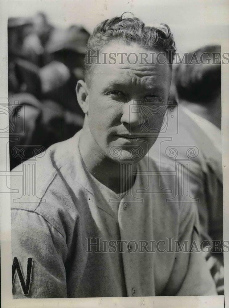 1936 Press Photo Washington Senators minor league outfielder Wilson Miles - Historic Images