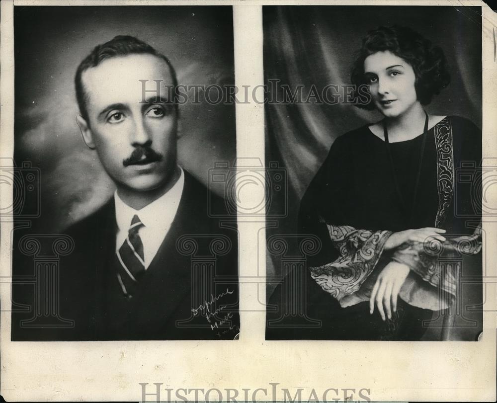 1924 Press Photo Margaret Neil engaged to marry Capt Sydney Daw - neb38289 - Historic Images