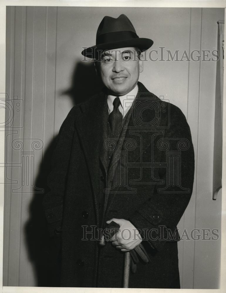 1932 Press Photo Yusuke Tsurumi member of Parliament of Japan - neb38926 - Historic Images