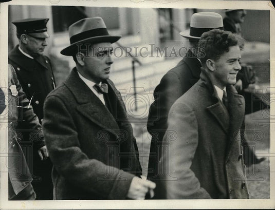 1931 Press Photo Russell Noble, Teacher charge of assault with intent killing - Historic Images
