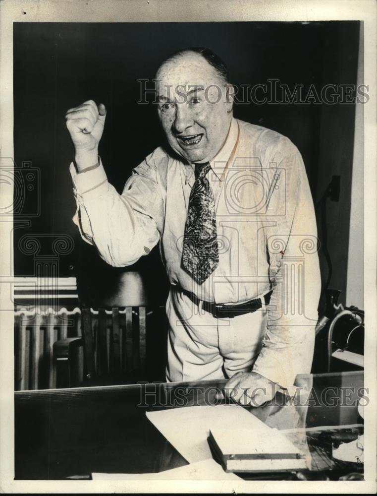 Press Photo US Senator John Overton of Louisiana - neb38595 - Historic Images