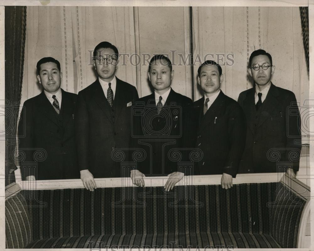 1939 Press Photo T Takizawa Toyko Postal secym Seiti Okazaki, S Izuto - Historic Images