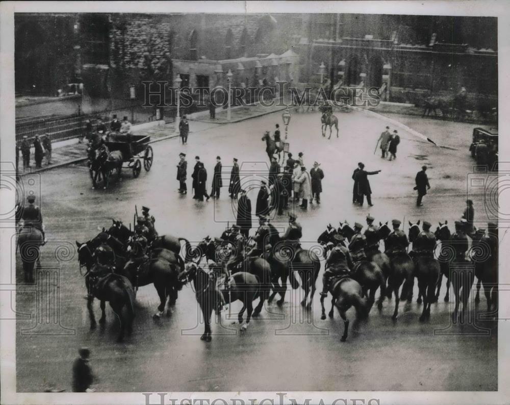 1934 Press Photo Royal wedding rehearsal at London&#39;s Westminster Abbey - Historic Images