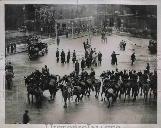 1934 Press Photo Royal wedding rehearsal at London's Westminster Abbey - Historic Images